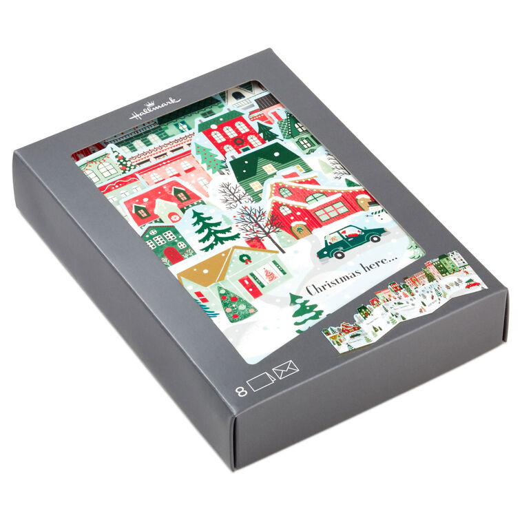 Merry Christmas Everywhere Boxed Christmas Cards, Pack of 8