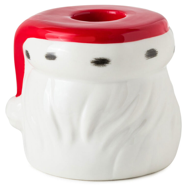 Shaped Santa Taper Candle Holder, 2.5"