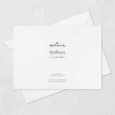 Marjolein Bastin Winter Bunny Boxed Blank Christmas Thank-You Notes, Pack of 10