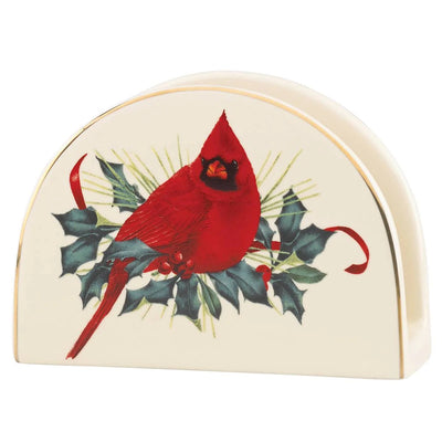 Winter greetings napkin holder