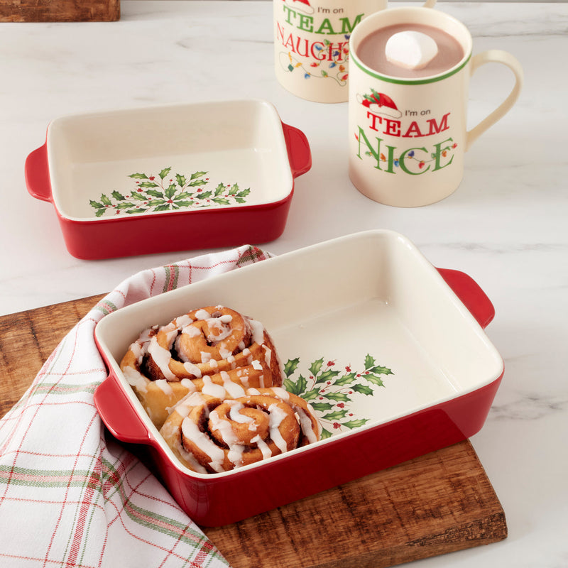 Holiday rectangular baking dish   small