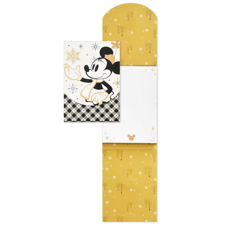 Disney Minnie Mouse Foldover Christmas Memo Pad