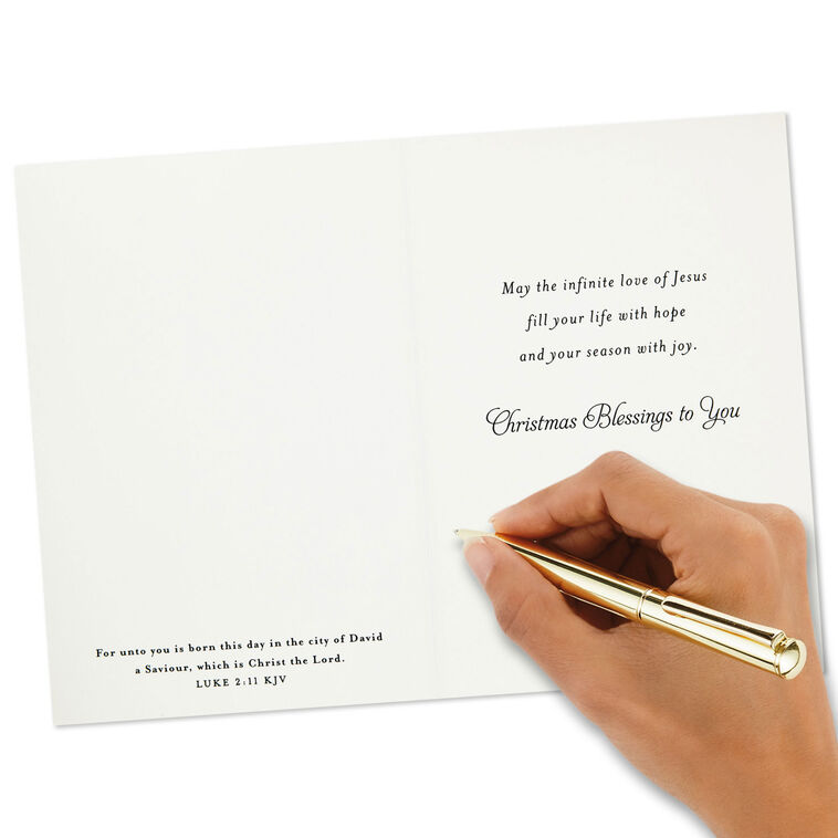 Oh Holy Night Religious Boxed Christmas Cards, Pack of 12