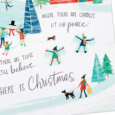 Smiles on Sidewalks and Candles in Windows Boxed Christmas Cards, Pack of 16