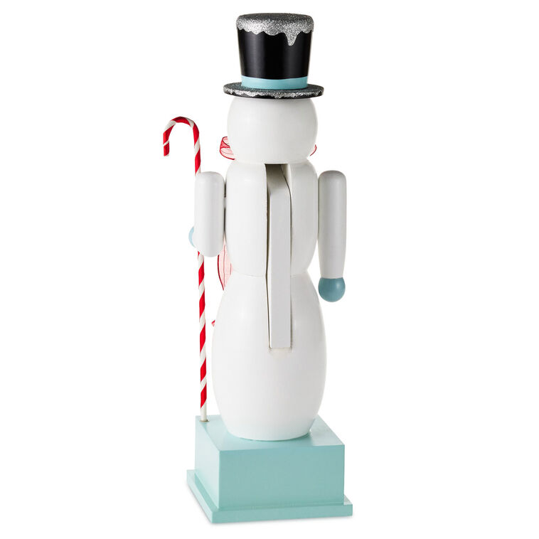 Snowman Christmas Countdown Nutcracker Figurine, 15"