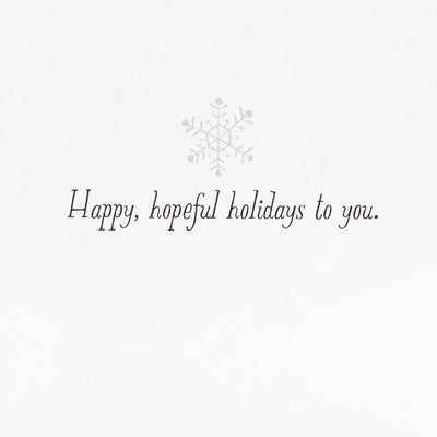 Colorful Trees Peace Everywhere Boxed Holiday Cards, Pack of 16