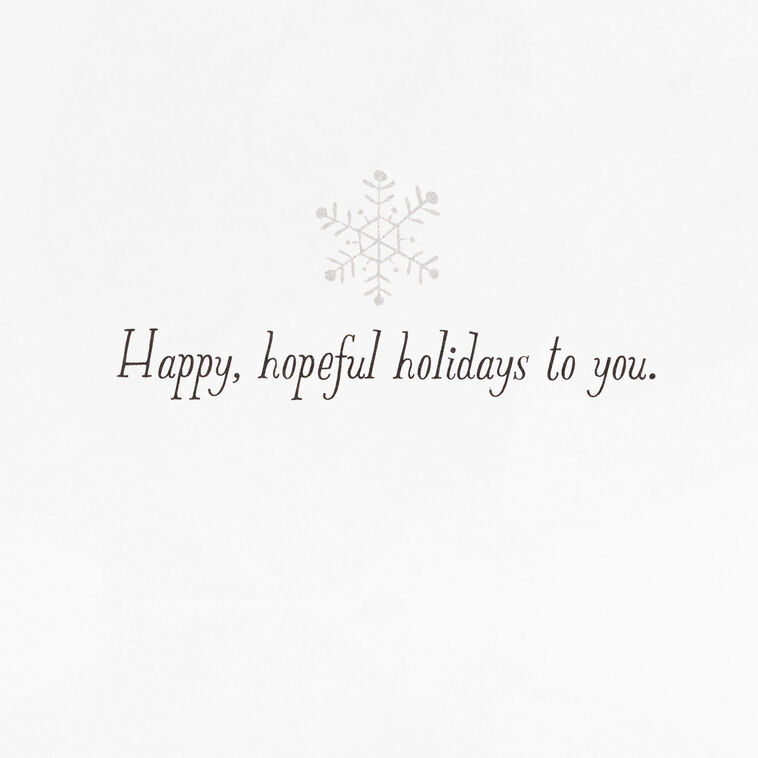 Colorful Trees Peace Everywhere Boxed Holiday Cards, Pack of 16