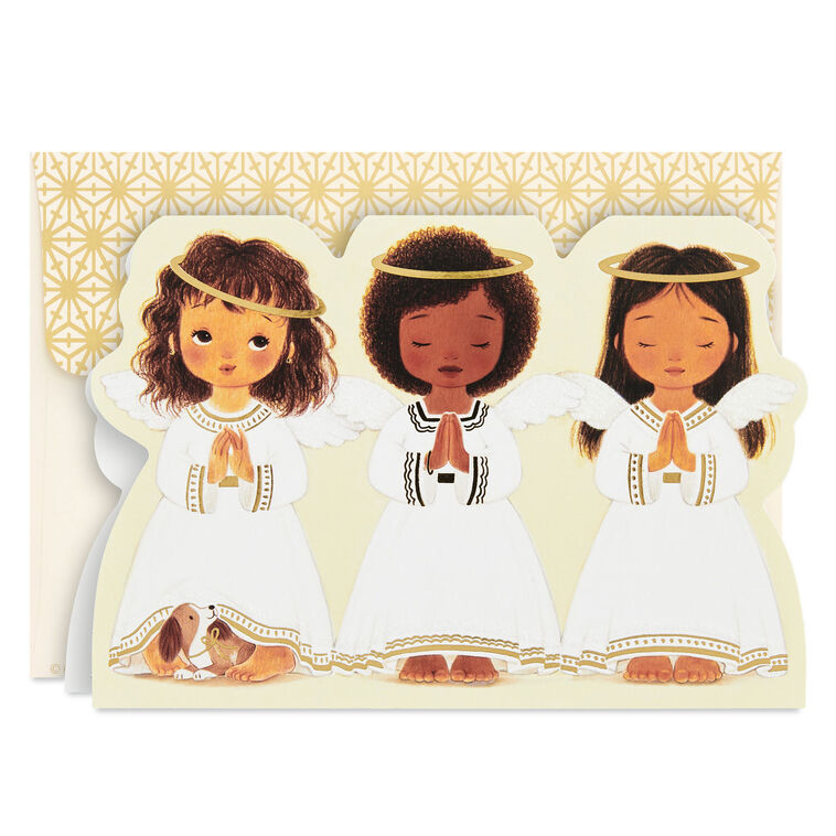 Praying Angels Boxed Christmas Cards, Pack of 16