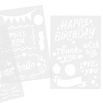 Celebrations Stencil Kit, Pack of 36