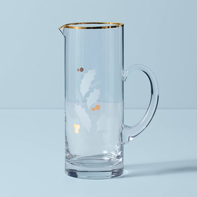 Holiday gold pitcher