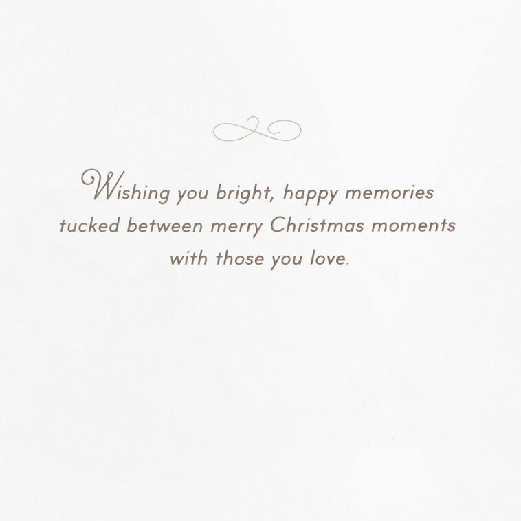 Merry Christmas Poinsettia Wreath Boxed Christmas Cards, Pack of 16