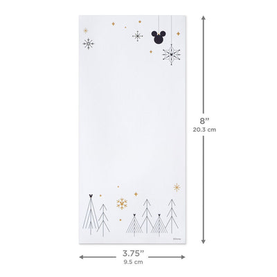 Disney Mickey Mouse Christmas List Pad