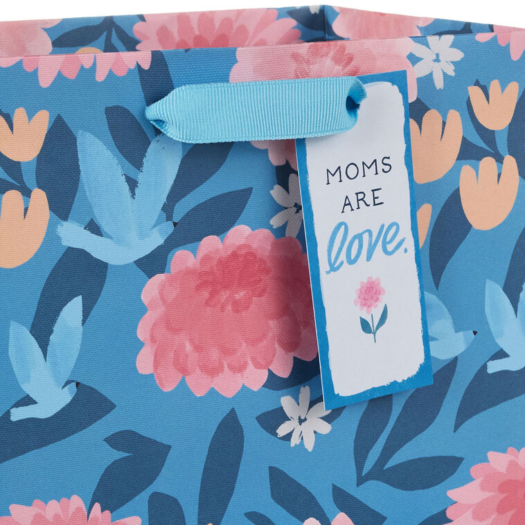 9.6" Flower Meadow on Blue Medium Mother&