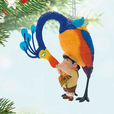 Hallmark Keepsake Up Friends of a Feather ornament with Kevin the bird and Russell, Disney/Pixar colorful Christmas decoration