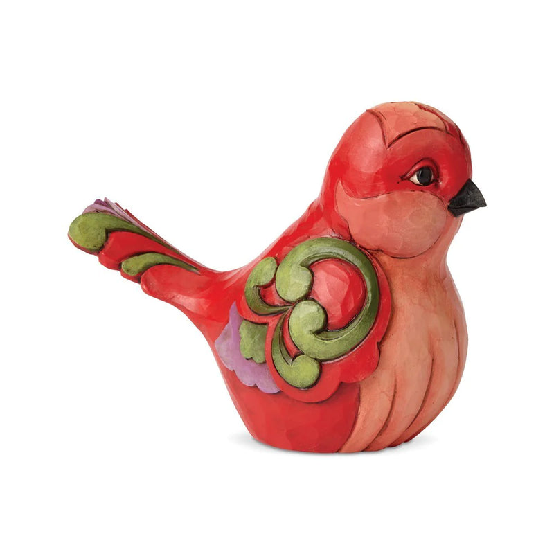 Red Floral Bird