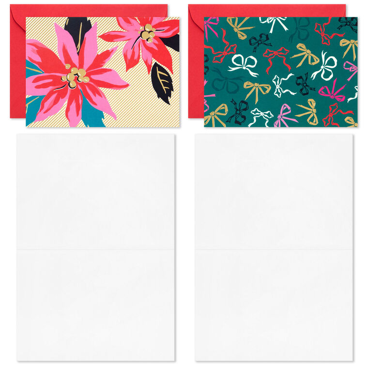 Lacey Chabert Collection Nostalgic Holidays Assorted Blank Boxed Christmas Cards, Pack of 24