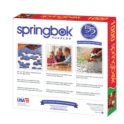 Santa's Cat Nap 1000 Piece Jigsaw Puzzle