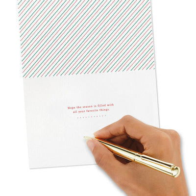 Santa Flying With Reindeer Boxed Christmas Cards, Pack of 8