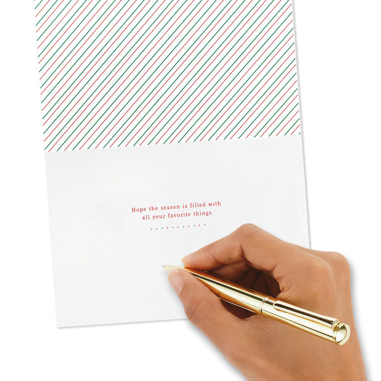 Santa Flying With Reindeer Boxed Christmas Cards, Pack of 8