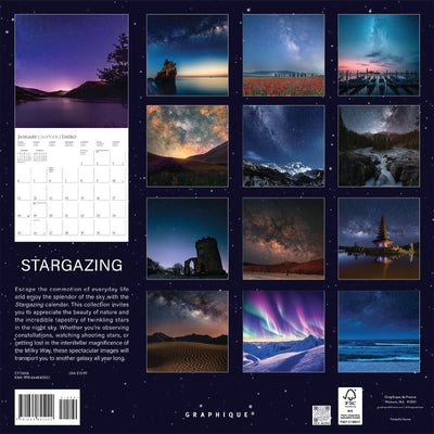 Stargazing 12 x 12 Wall Calendar