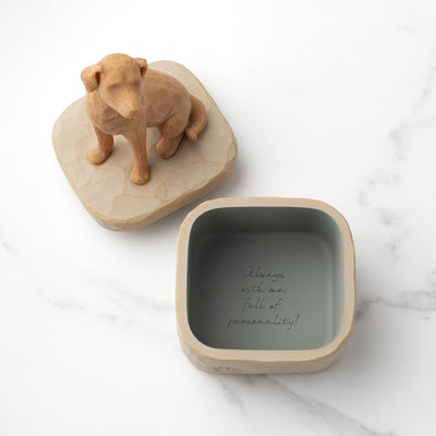 Love my Dog (golden) Keepsake Box