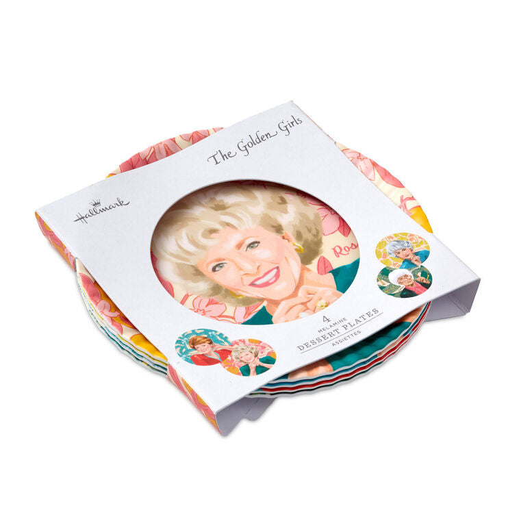 The Golden Girls Appetizer Plates, Set of 4