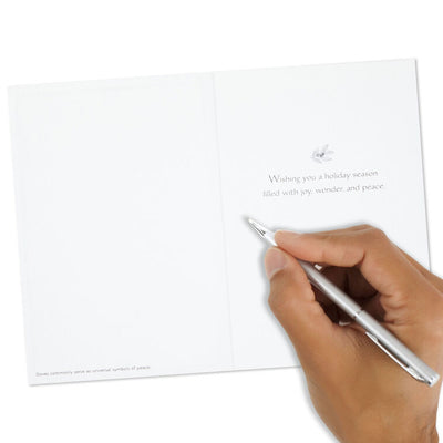 UNICEF Peaceful Holly Tree Boxed Christmas Cards, Pack of 20