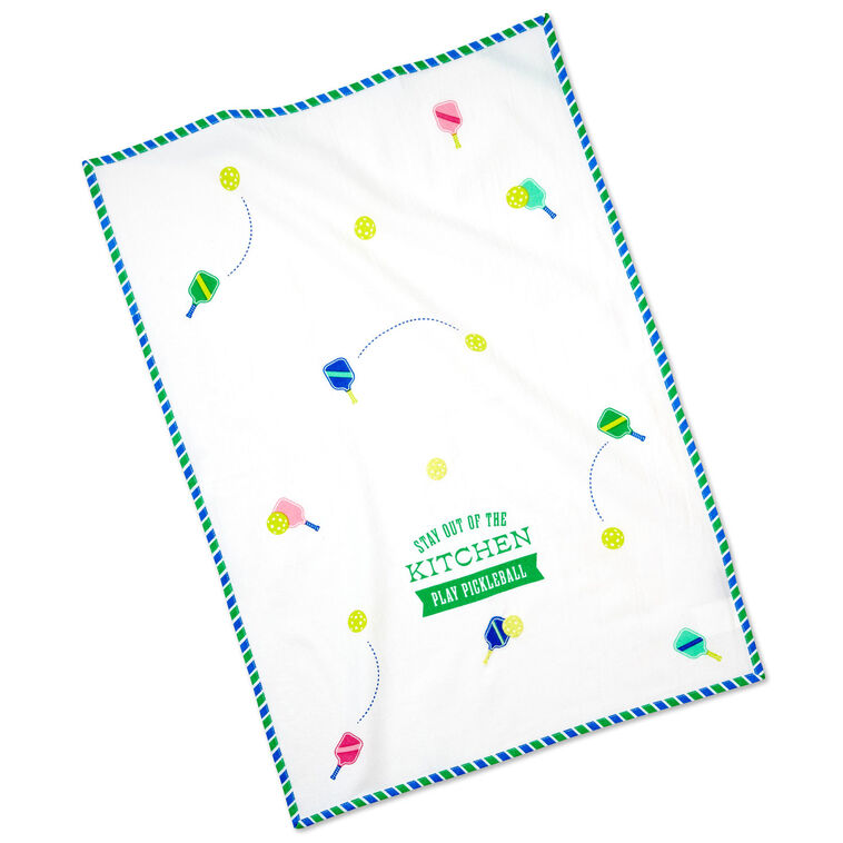 Play Pickleball Tea Towel, 18x26