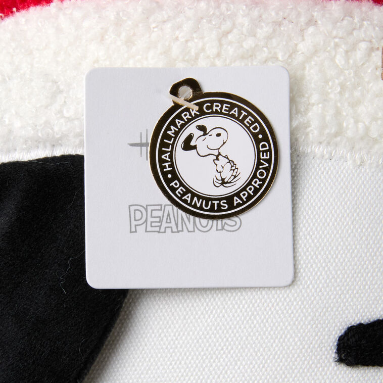 Peanuts Santa Snoopy Shaped Pillow, 13x15