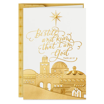 Town of Bethlehem Religious Boxed Christmas Cards, Pack of 16