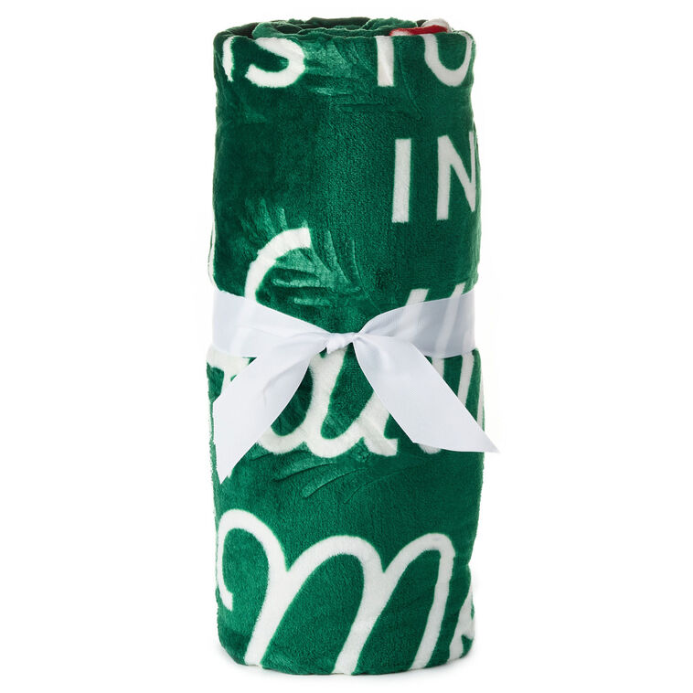 Hallmark Channel My Christmas Wish Throw Blanket, 50x60