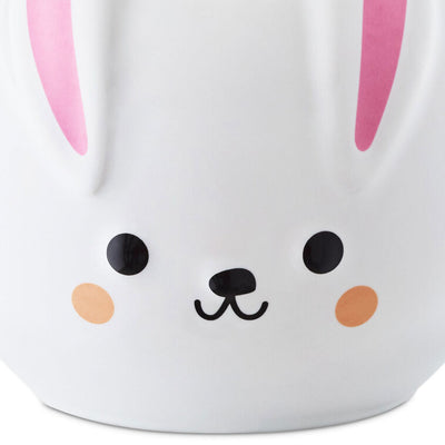 White Bunny Sculpted Mug, 14 oz.