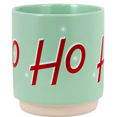 Mint Green Ho Ho Ho Santa Mug, 20 oz
