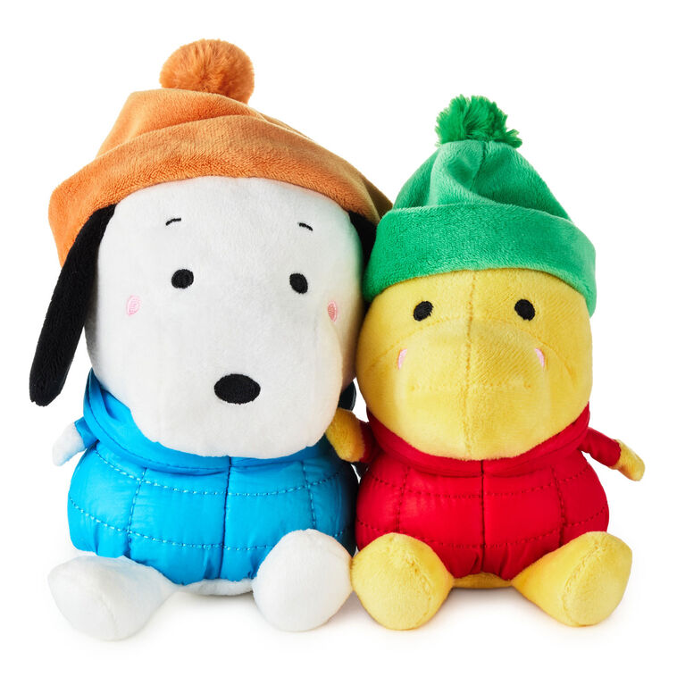 Peanuts® Snoopy and Woodstock Magnetic Plush Pair, 5" H