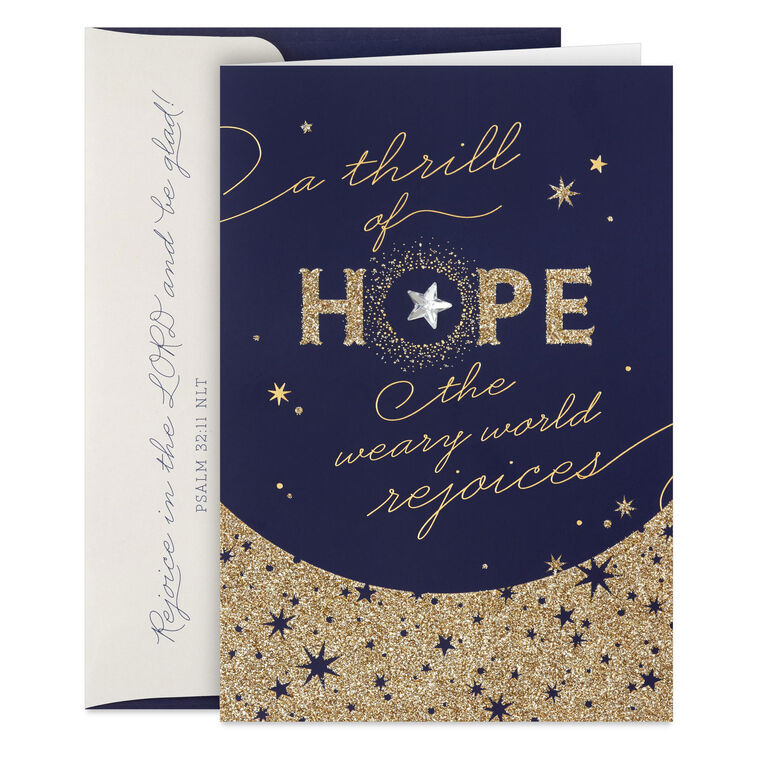 DaySpring A Thrill of Hope Boxed Christmas Cards, Pack of 12