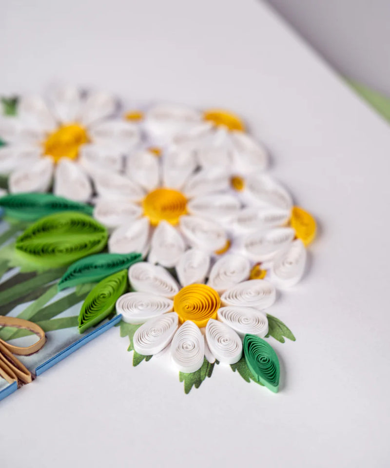 White Daisies in Jar