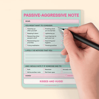 Nifty Notes- Passive Aggressive