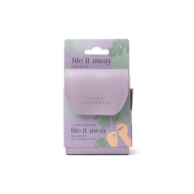 Complete nail care kit with files, buffers, and tools for professional-quality nail grooming and maintenance.

