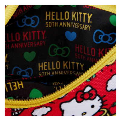 Hello Kitty Cosmetic Bag 50th Anniversary AOP