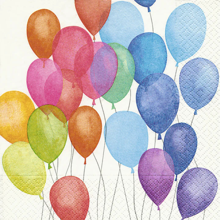 Bright Balloons Lunch Napkin