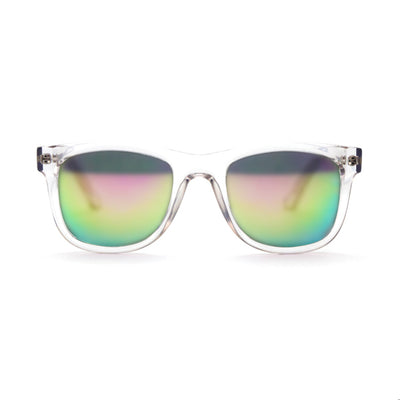 Sleek and modern sunglasses with a coastal-inspired design, featuring UV protection and a stylish look ideal for beach days and sunny outings.