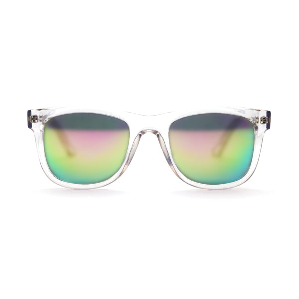 Sleek and modern sunglasses with a coastal-inspired design, featuring UV protection and a stylish look ideal for beach days and sunny outings.