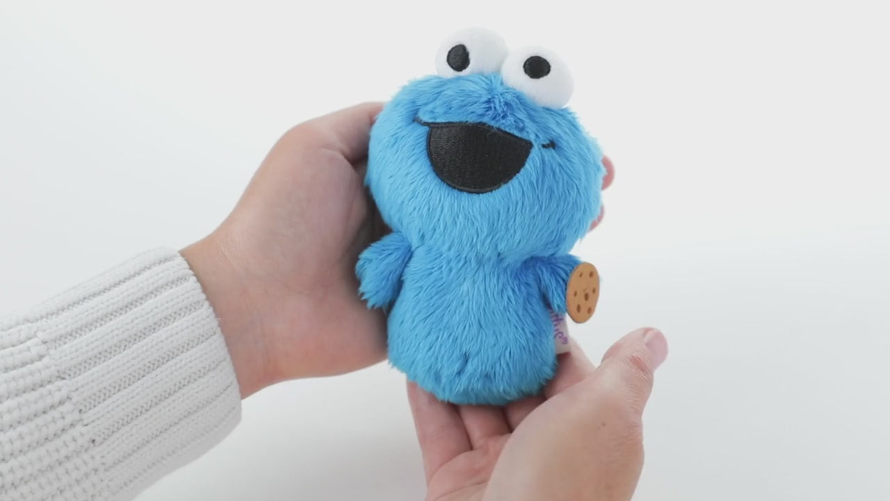 itty bittys Sesame Street Cookie Monster Plush With Sound Banner s Hallmark