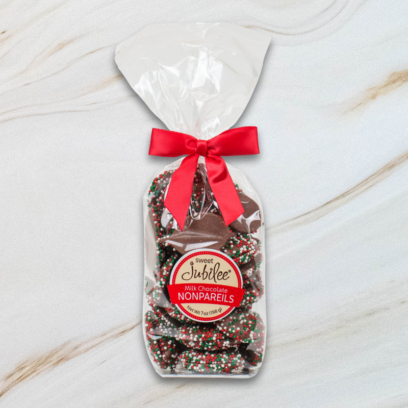 Holiday Milk Chocolate Nonpareils 7 oz