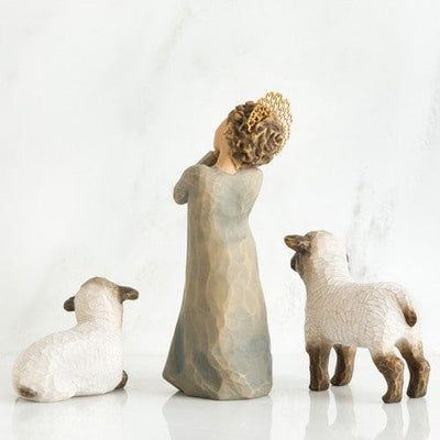 Little Shepherdess and Two Sheep