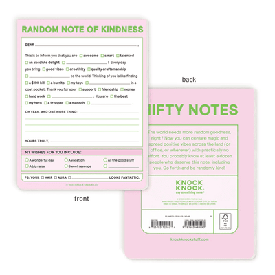 Nifty Notes- Random Note of Kindness