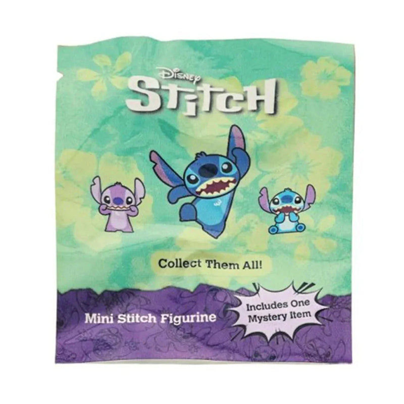 Disney Stitch 1.5-inch blind bag figure from Enesco, featuring a surprise mini Stitch figure in various poses from Lilo & Stitch for collectors.