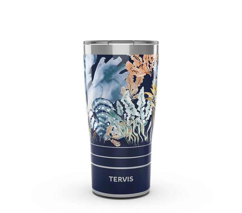 20oz Tervis stainless steel tumbler with Deep Sea Kelp artwork by Sara Berrenson.
