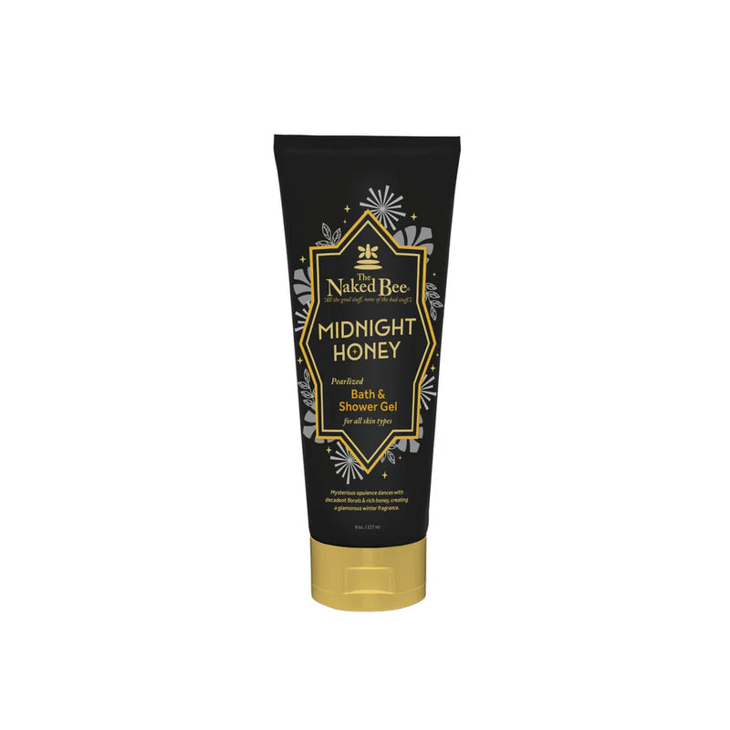 Pearlized Bath & Shower Gel Midnight Honey 8 oz