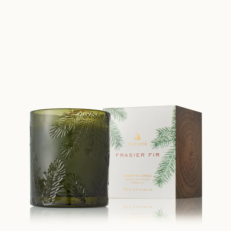 Frasier Fir Green Glass Candle 6.5 oz